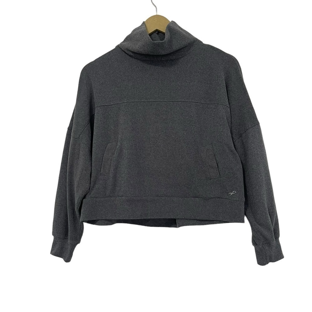 Freely Gray Cowl Neck Sweatshirt Size Small
